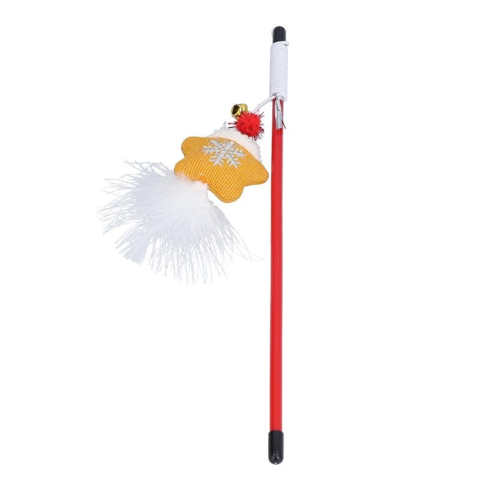 Brinquedo Interativo Para Gatos , De Varinha De Gato Tipo Estrela De 30 Cm Engraçado Exercícios Exercitador De Treinamen