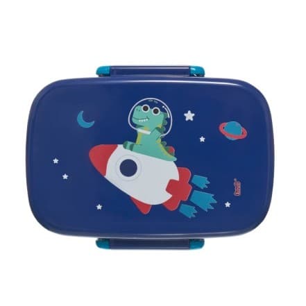 Marmita Bento Box Com Talheres Divisórias Kouii Astronauta