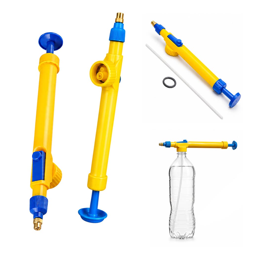 Borrifador Pulverizador Manual Garrafa PET Bico Regulável Multiuso Jardim Plantas Limpeza Econômico
