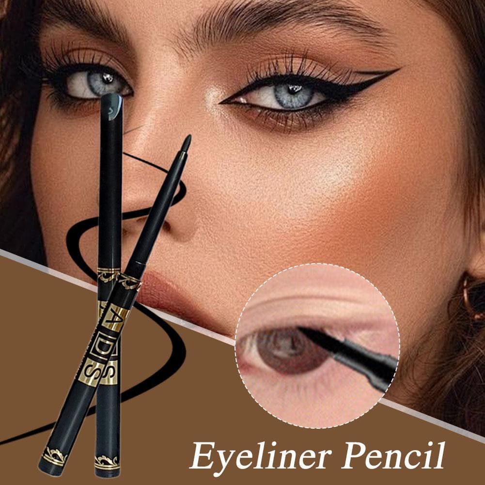 Lápis Delineador Em Gel À Prova D'água Caneta De Maquiagem Para Olhos De Manchas De Longa Duração