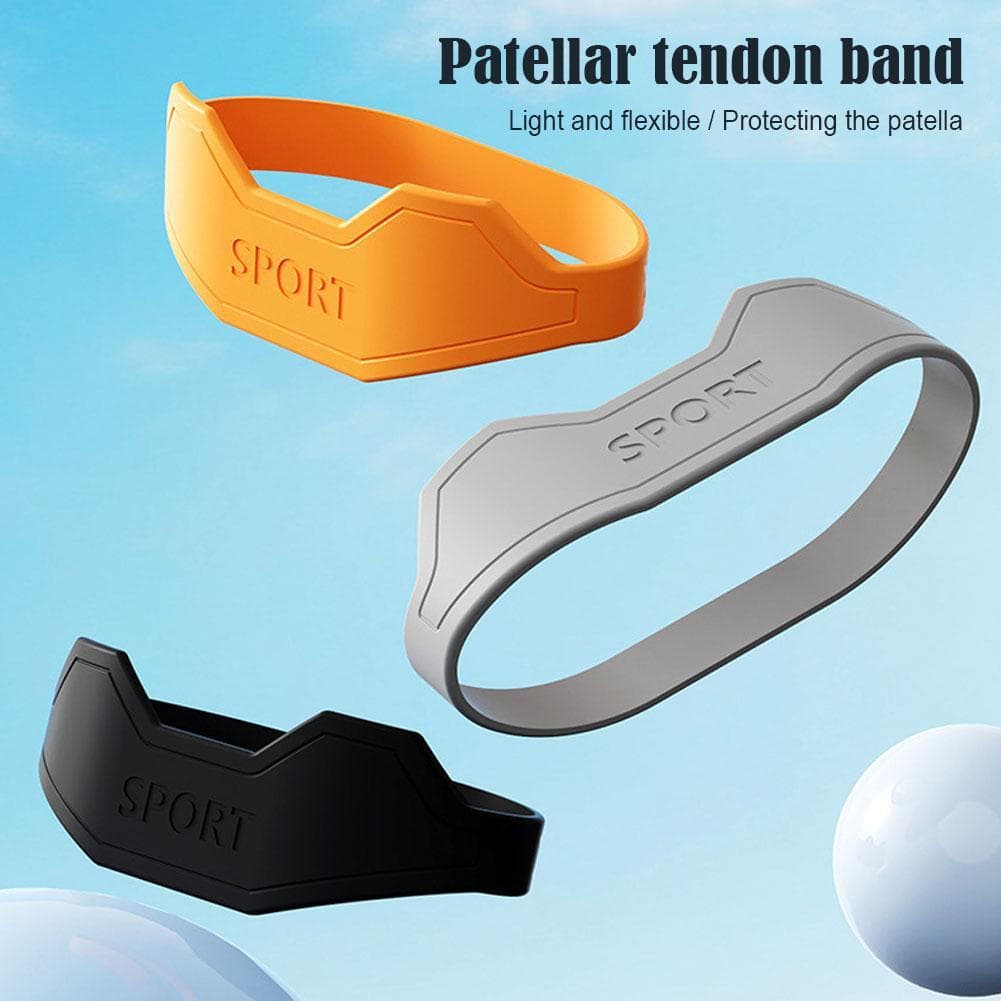 Silicone Joelho Patelar Cinta Ajustável Alta Elástica Suporte Para Basquete Correndo Caminhadas M4z2