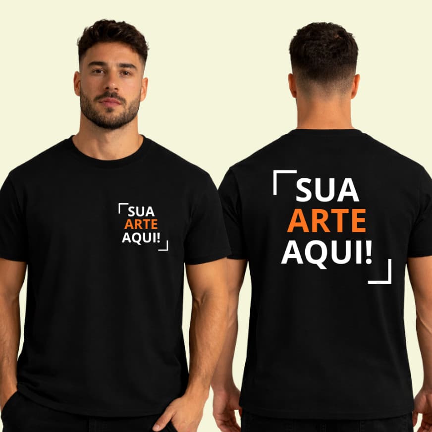 Camiseta Blusa Personalizada Com Sua Estampa Ou Foto Unissex Camisa Básica  P ao G