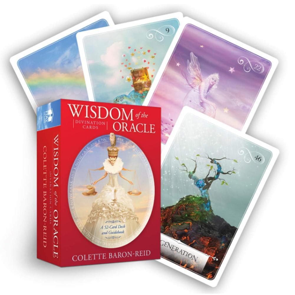 Cartas de Adivinhação Oracle Wisdom, Tarot de 52 Cartas, Versão em Inglês, Jogo de Tabuleiro Familiar para Festas NTZS
