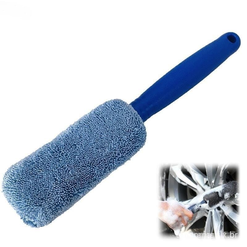 PFG 1 Peça Ferramentas De Limpeza De Lavagem Automática De Roda De Carro Portátil Microfibra Pneu Aro Escova Para Com Al