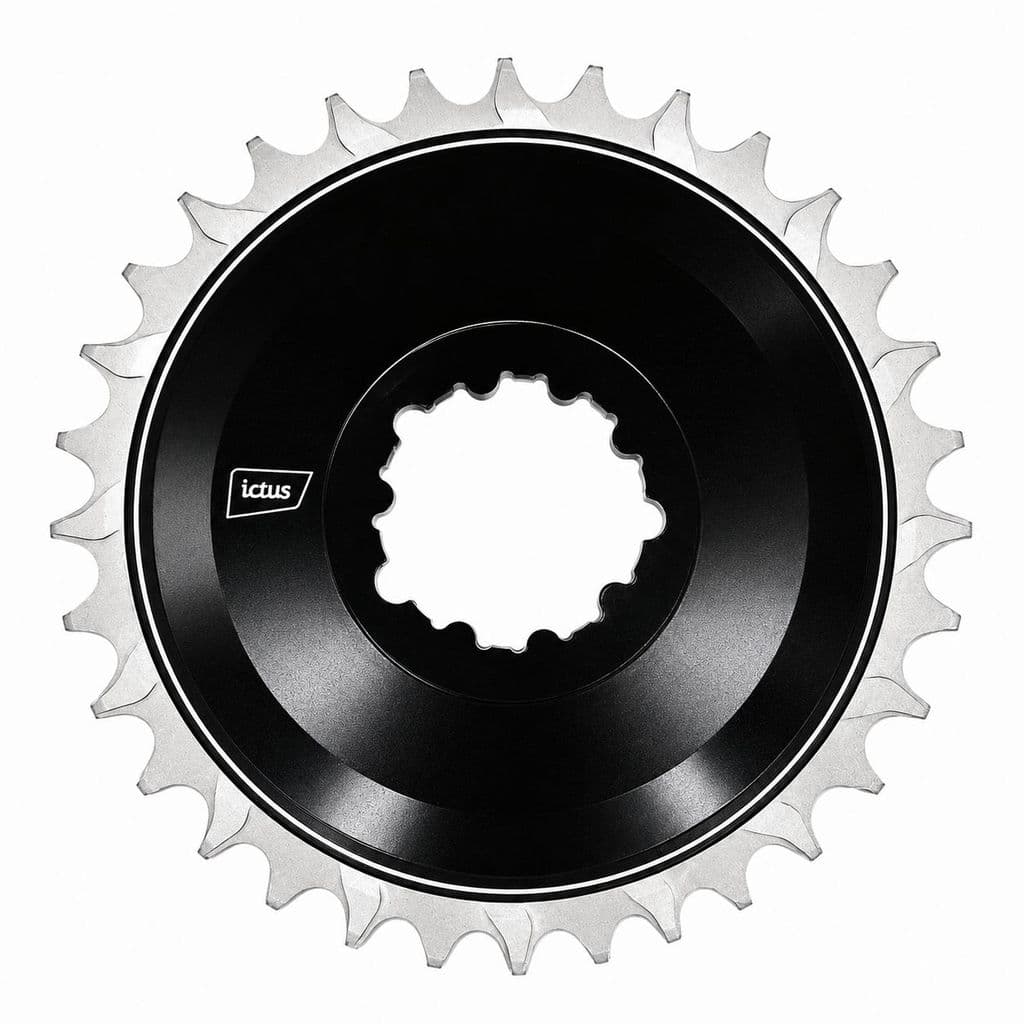 Coroa Ictus Direct 3mm Aero 32T Black (Compativel Sram 3 parafusos)