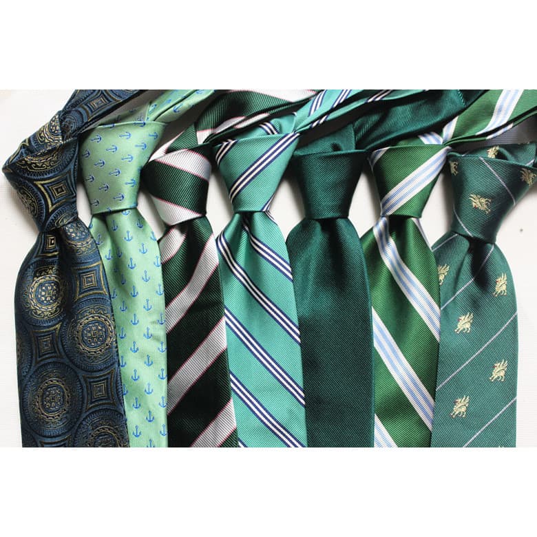 Exportação puro Original Jacquard fio-tingido seda amoreira série verde masculino Formal Wear negócios mão gravata ferra