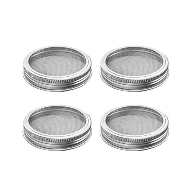 【Material de Alta Qualidade】Tampa para germinação em aço inoxidável 304, 86 mm de diâmetro, com filtro
