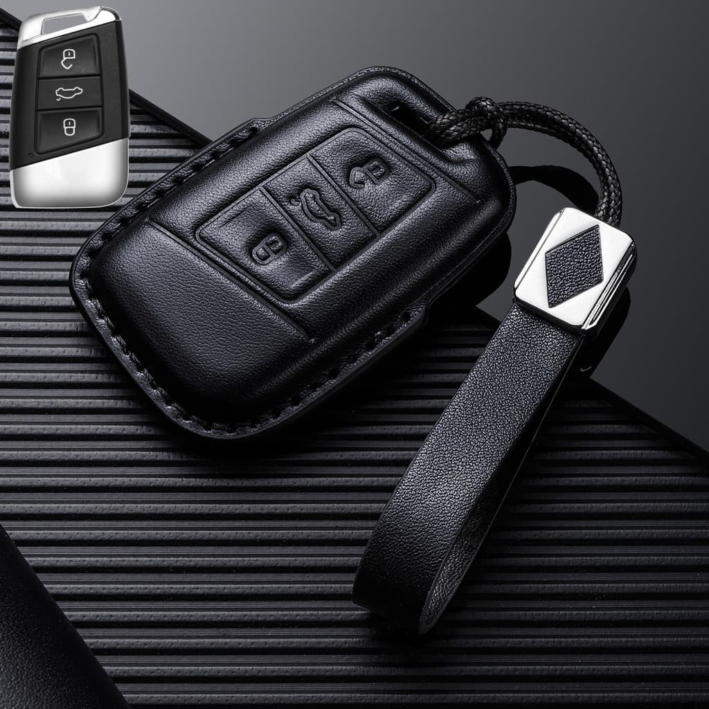 Volkswagen Magotan B8 capa de chave Passat couro genuíno CC dedicado Range Rover caso chave controle remoto fivela prote