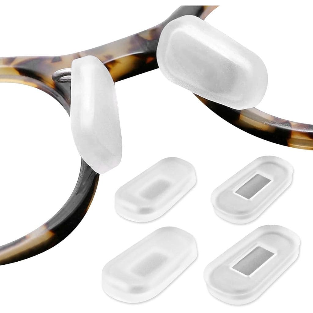 12 Peças de Protetores de Nariz Macios para Óculos, Kit de Reparação de Óculos com Protetores de Nariz de Silicone, 3,35