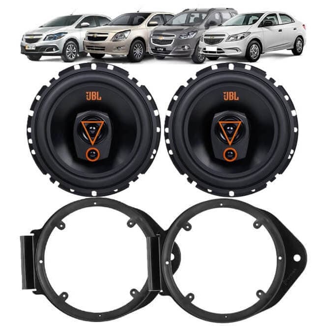 Par Alto Falante Jbl Multisystem + Aro Onix Cobalt Spin Prisma Novo