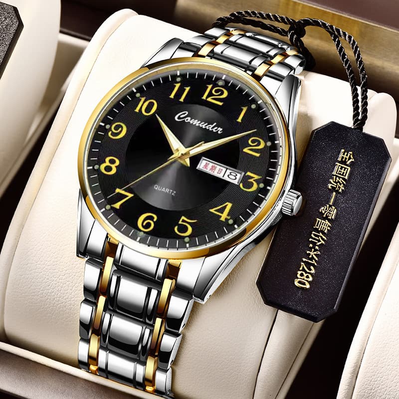 relogio feminino luxo relogio feminino Relógio mecânico automático suíço genuíno, relógio masculino à prova d'água, cale