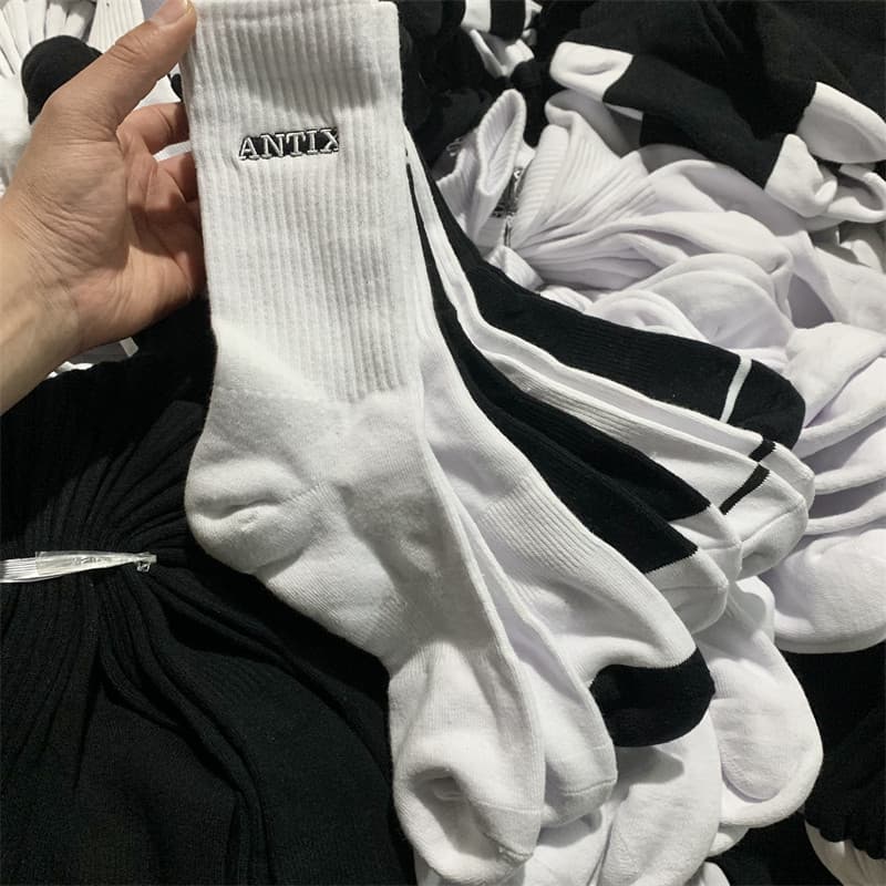 Meias grossas de marca estrangeira de muito boa qualidade, meias esportivas absorventes de suor, meias de cano alto