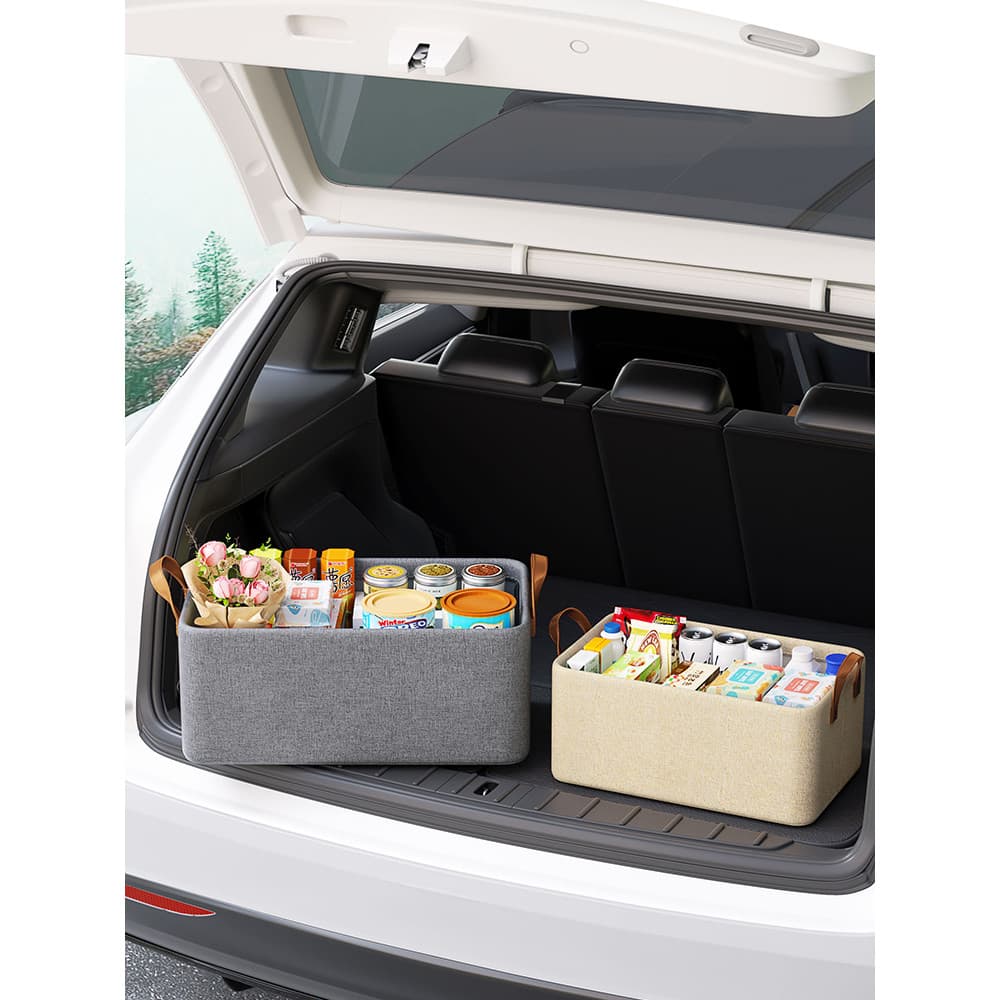 Caixa de armazenamento para porta-malas de carro, dobrável, dedicada, organizador de artigos diversos, produtos de viage