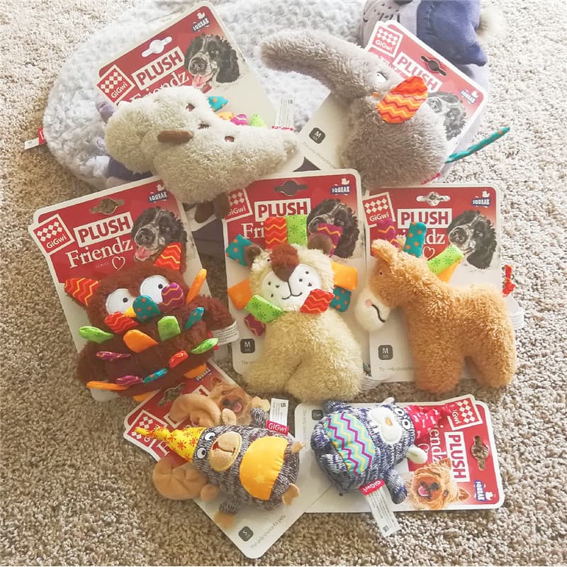 GiGwi Guiwei Cão Pequeno Cão de Tamanho Médio Voz Boneca de Pelúcia Brinquedo Interativo Bonito Boneca Latido Dinossauro
