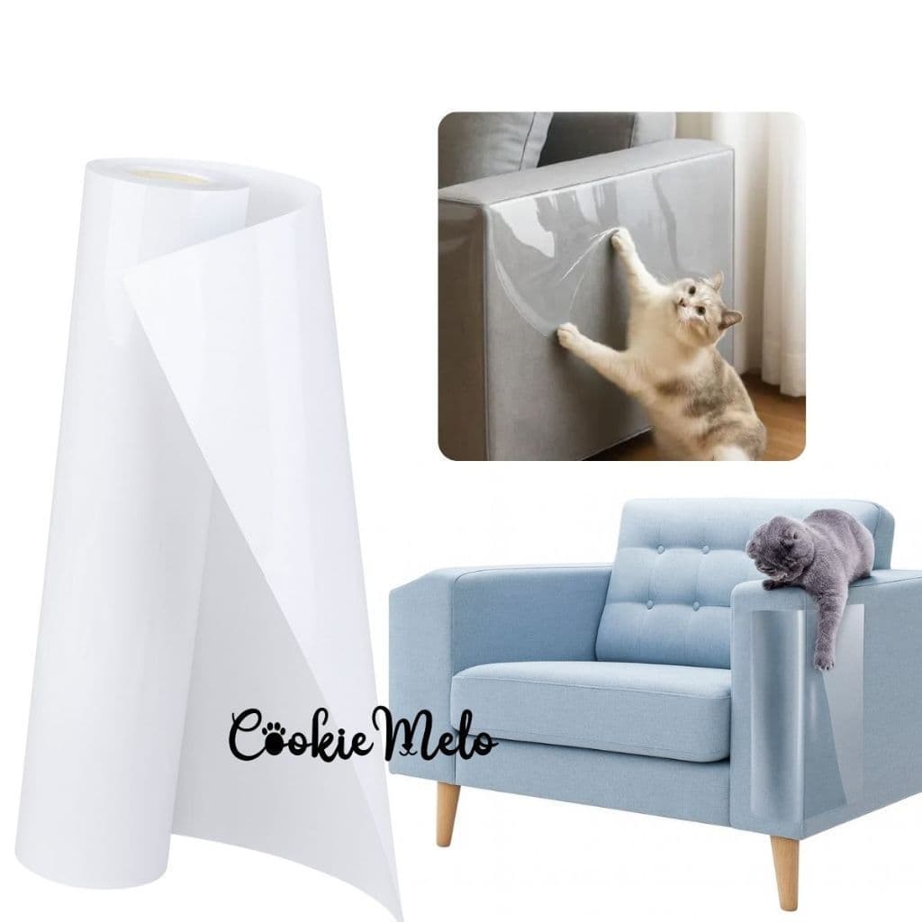 Protetor De Sofa Contra Arranhado Gato Adesivo Transparente Anti-arranhão Não Danifica Sófa