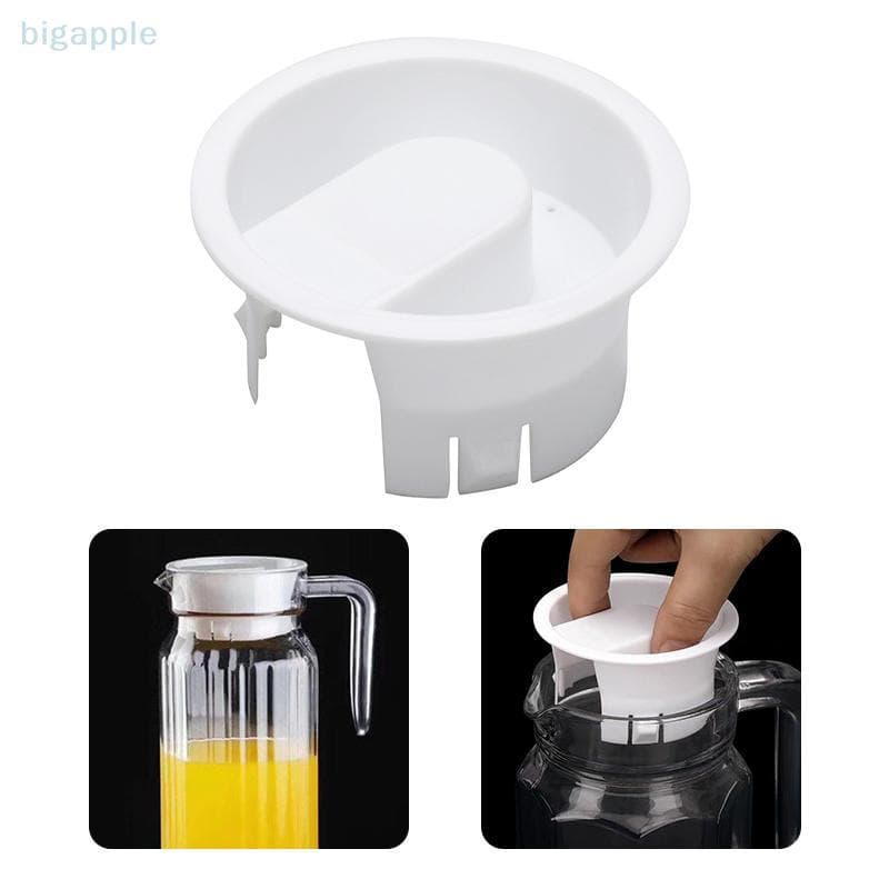 (big88apple) 1/2pcs Tampas De Vidro Jarra De Água Plástico Rolhas Antipoeira Sem Respingos À Prova De Vazamento Para Jar