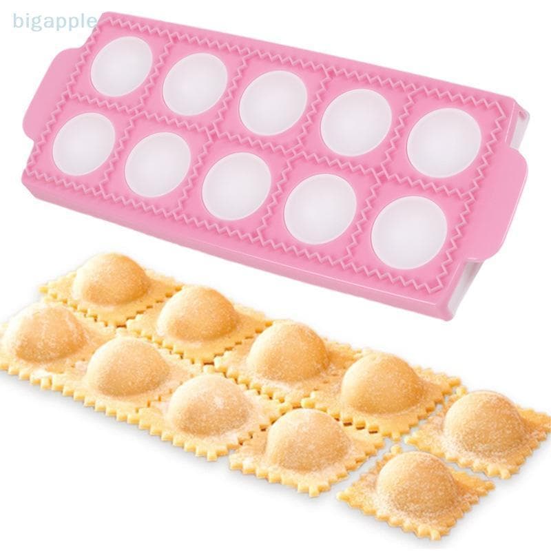 (big88apple) Moldes Para Macarrão Tortellini Ravioli Cortador Bolinho De Massa Conjunto De Prensas Auxiliares De Cozinha