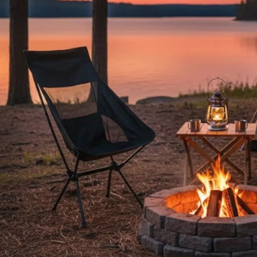 Cadeira Camping Dobrável Assento Praia Acampamento Banco Pesca Equipamento Viagem Piquenique