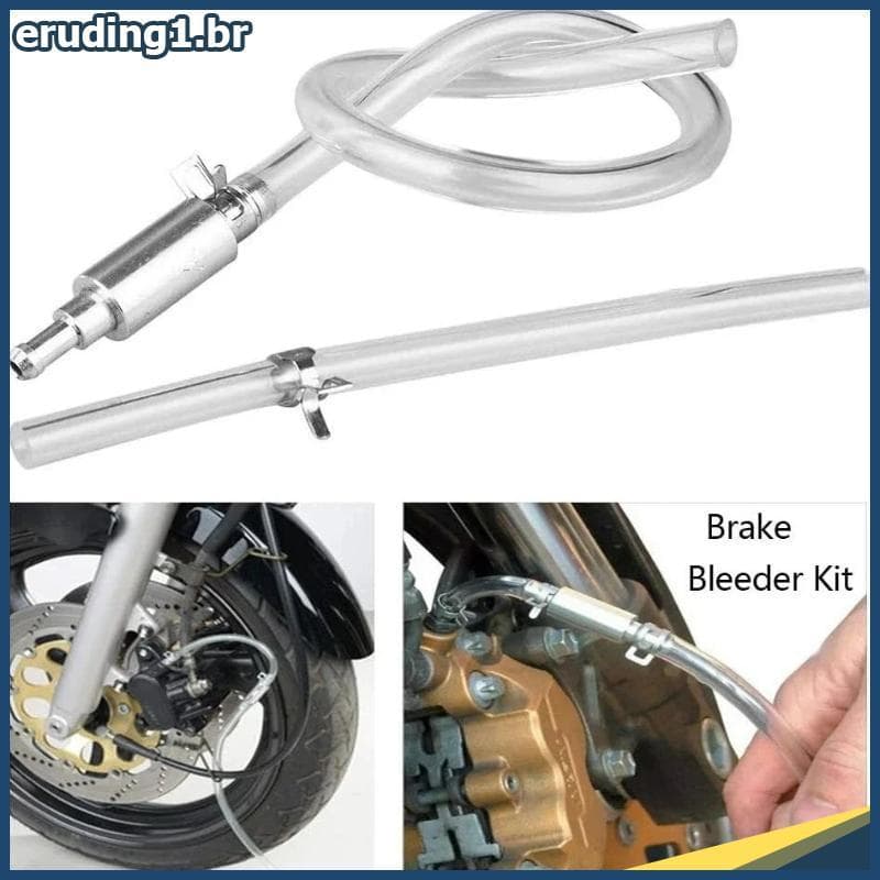 erudi Kit Sangrador De Freio De Motocicleta , Bomba Extratora De Fluido Manual , Mangueira De Silicone , Válvula Che Uni