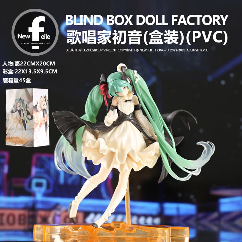 MIKU Jingpin cantor Hatsune figura linda menina boneca chassi presente modelo ornamentos uma peça remessa