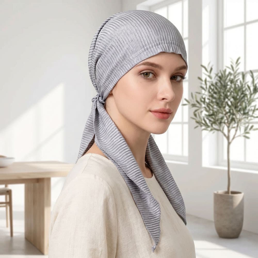 Gorro Feminino   , Chapéu De Lenço Muçulmano De Algodão Elástico Macio , Hijab Confortável