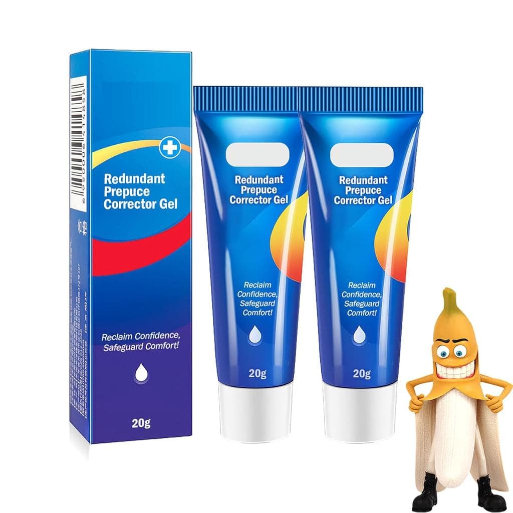 Gel Corretor de Prepúcio Redundante, Creme Reparador Profissional, Resultados Rápidos (Pacote com 2)