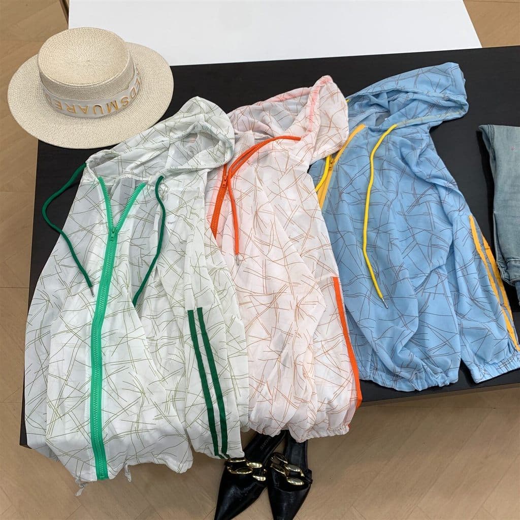 2025 respirável All-Match protetor solar roupas femininas Cardigan fino moda jaqueta J#14