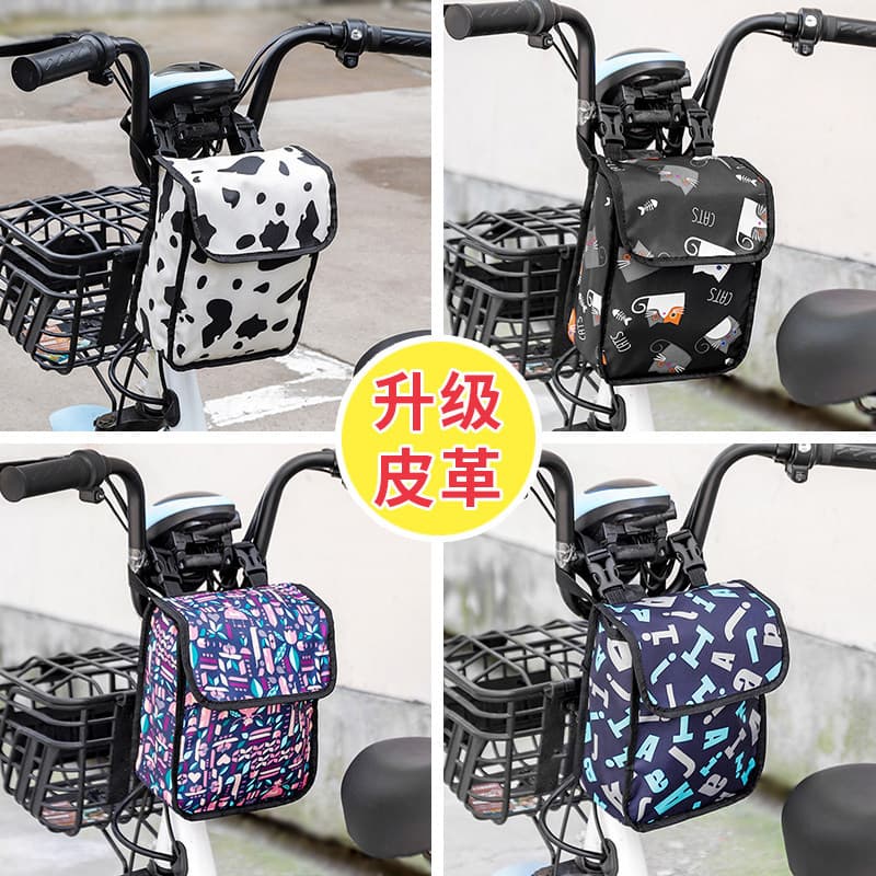 Frente veículo elétrico pendurado saco bateria saco de armazenamento de bicicleta engrossado à prova dwaterproof água Un