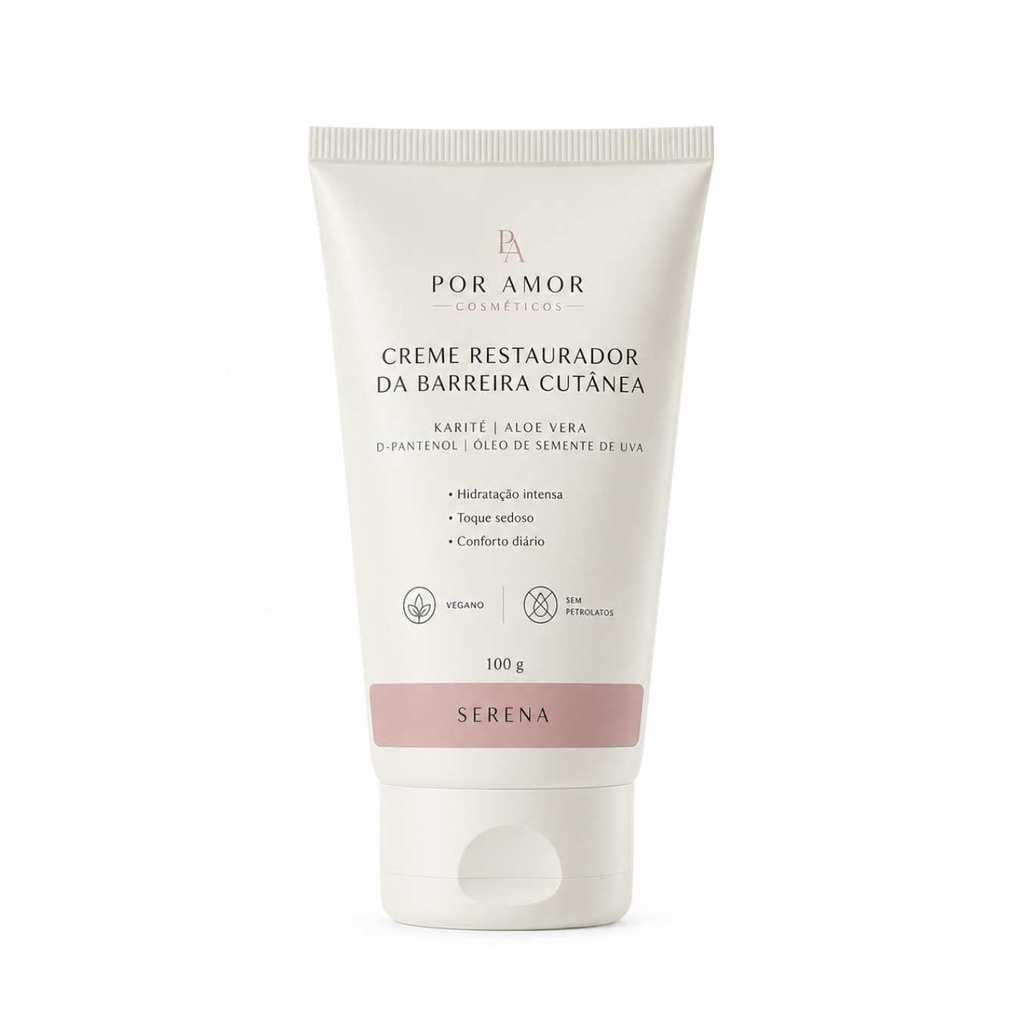 Creme Corporal Barreira Cutânea Hidratação Intensa Karité Pantenol Vegano 100g