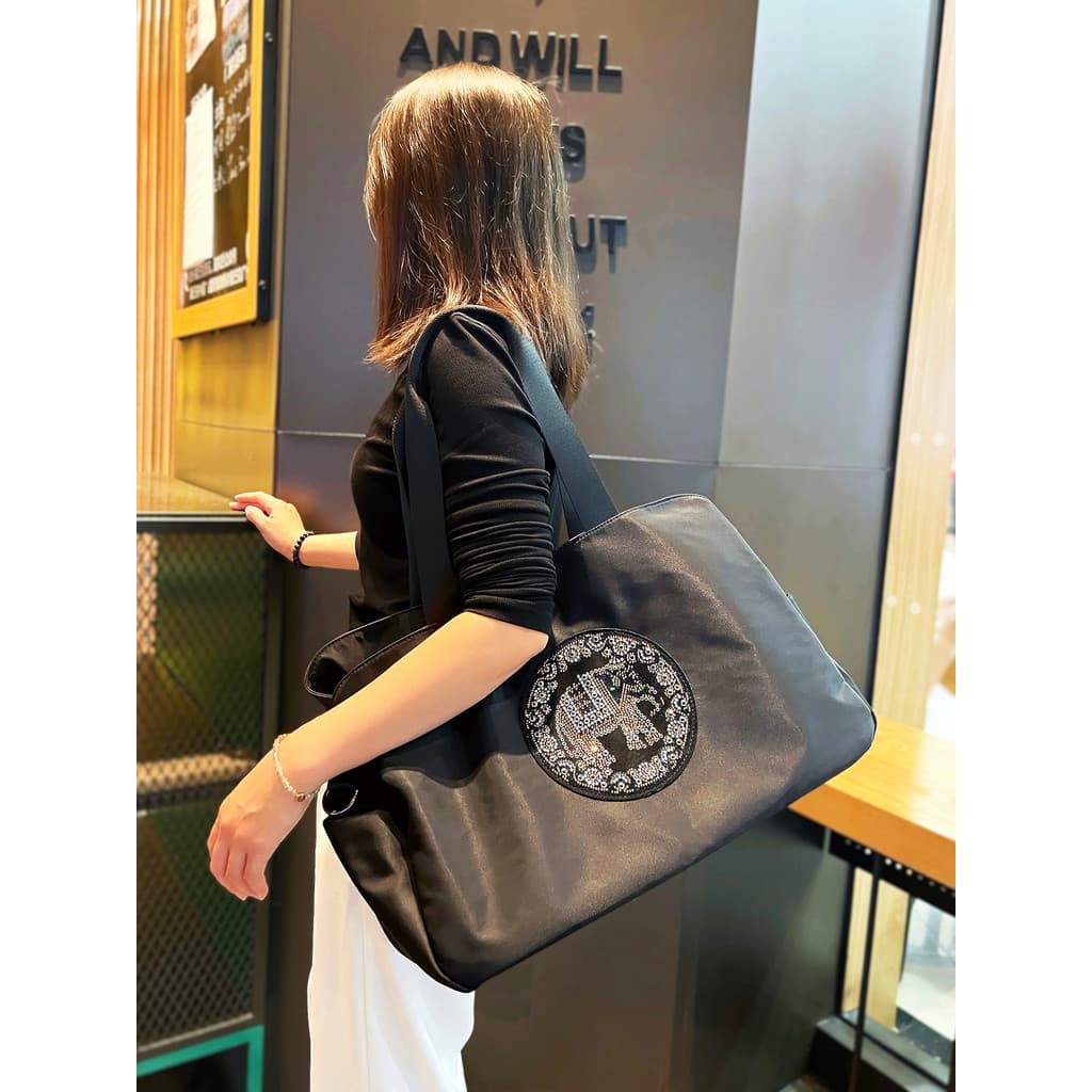 Oxford pano bolsa de grande capacidade feminina Casual All-Match bolsa de viagem de curta distância à prova dwaterproof