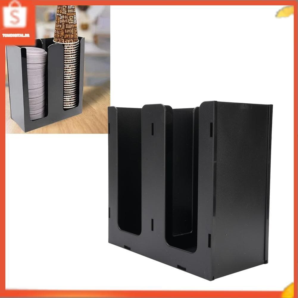 Mingzhe dispensador de copo de café, organizador de armazenamento acrílico durável, suporte para bancada, cozinha,