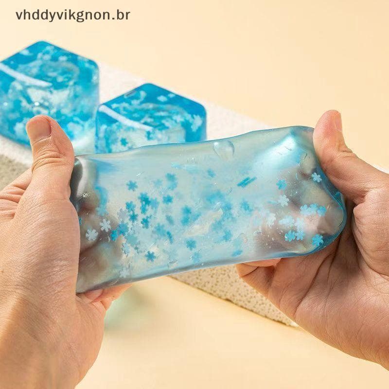 vhddyvikgnon 1 Peça Brinquedo Fidget De Floco De Neve De Ascensão Lenta Macio Sensorial Dispositivo De Alívio De Estress