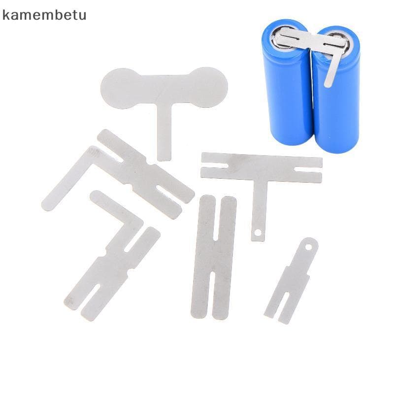 Kame 100 Peças Folha De Niel De Bateria Poligonal 18650 Para Máquina De Solda A Ponto Folhas De Conexão De Baterias ka