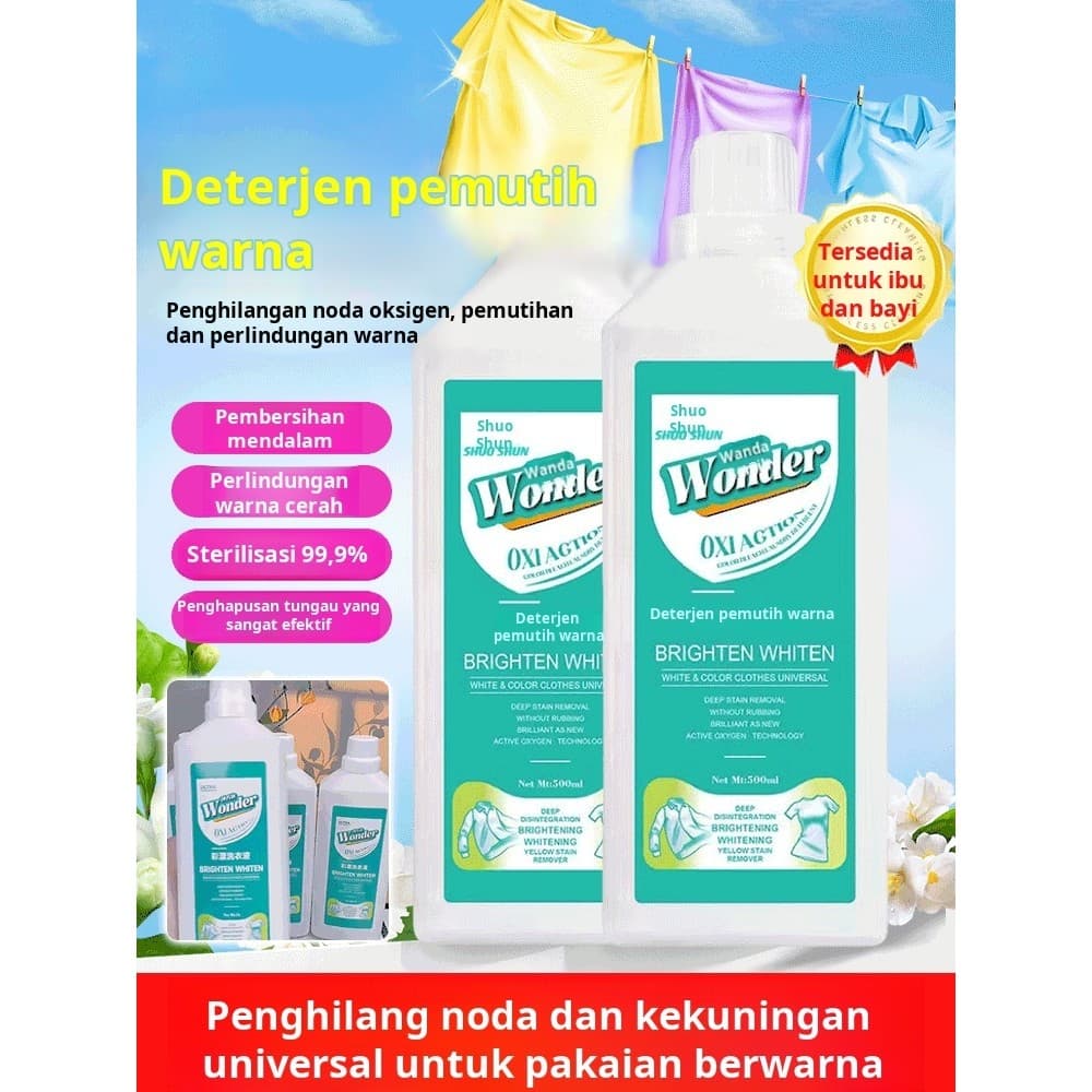 【Proteção Contra Amarelamento】Cairan Pembersih Oxi Penghilang Noda Kuat | Limpeza/Oxi/Bactericida