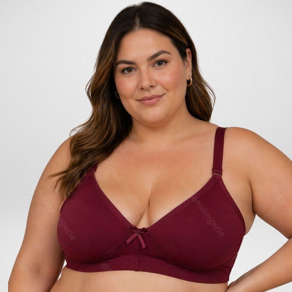 Sutiã Plus Size Sem Bojo Sustentação Reforçado - Sutia Plus