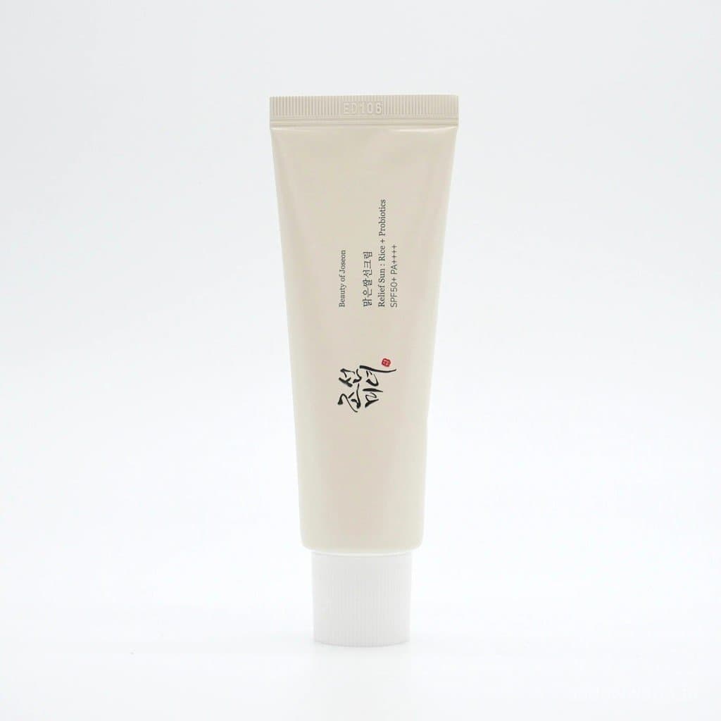 ReliefSunRiceProbioticFacialSunscreen, SPF50PA++++, Versão Original Coreana, 1.7oz, Leve, Não Oleoso, Niacinamida e Extr