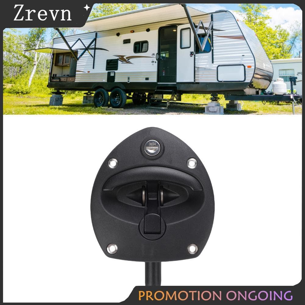 Zrevn-br Oreilet Trava de porta T Handle RV Generator com 2 chaves Substitua 0406 0972 01 406 A034B471 Substituição para