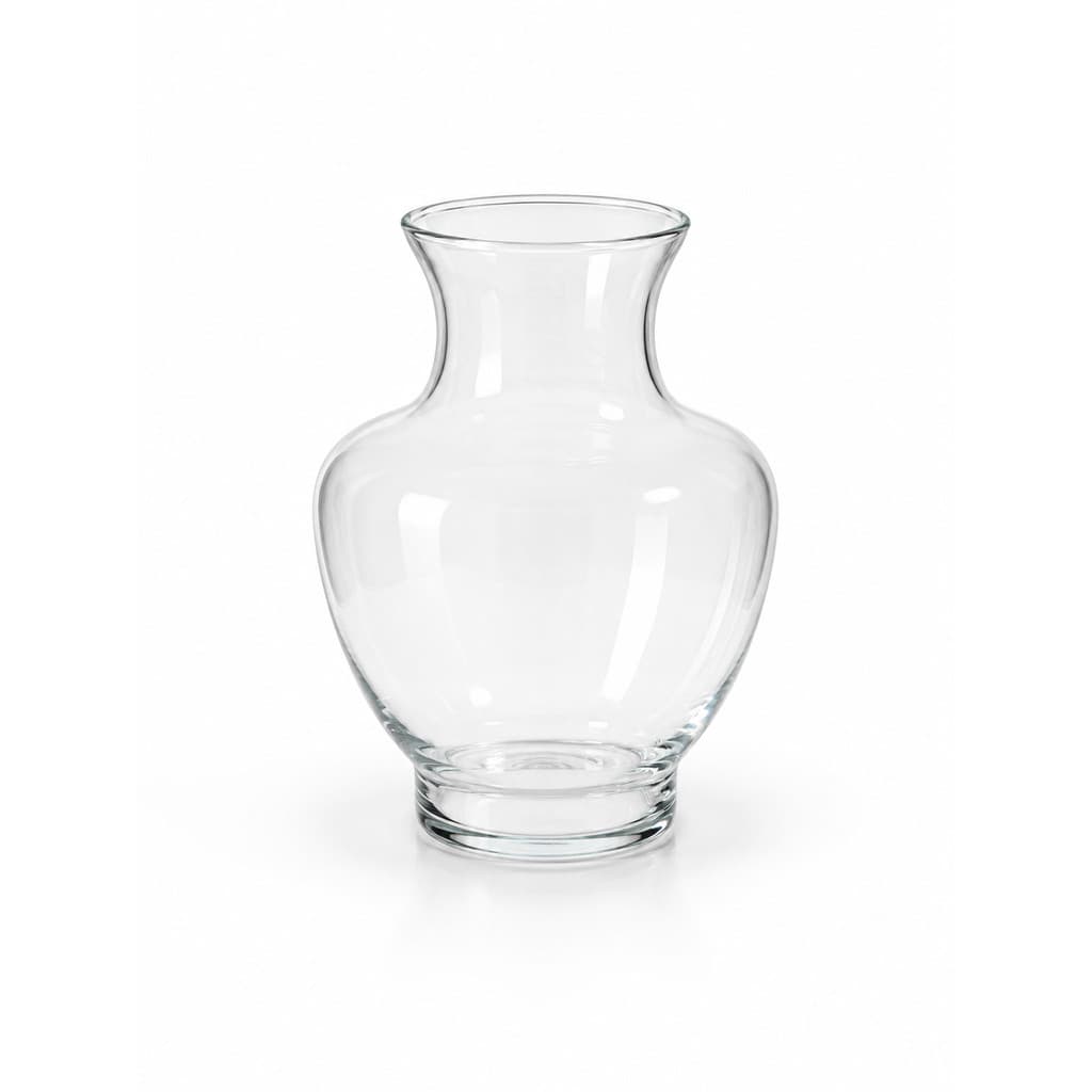 Vaso de Vidro Munique Clássico para Flores e Decoração