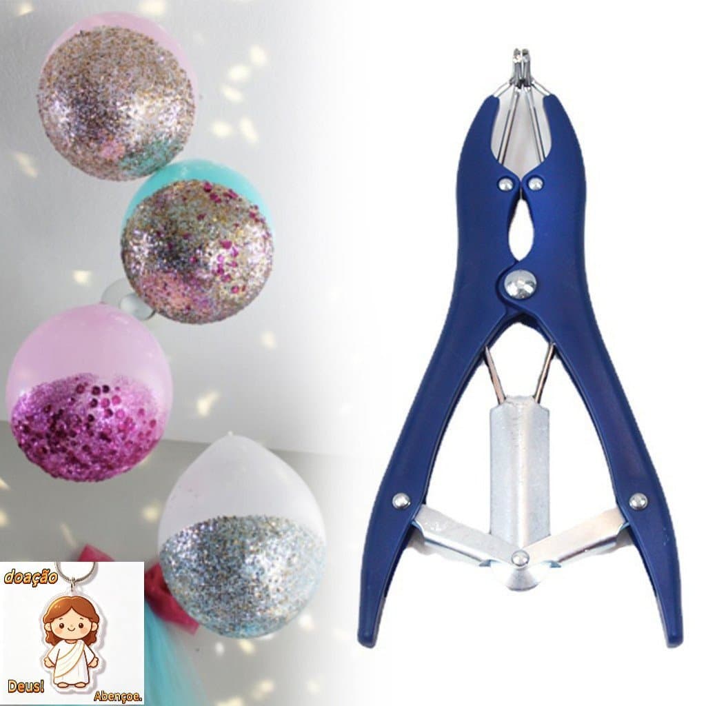 Alicate de Expansão de Balão de Metal, Expansor de Boca de Balão para Inflar, Ferramenta DIY de Transporte de Bubble Bob
