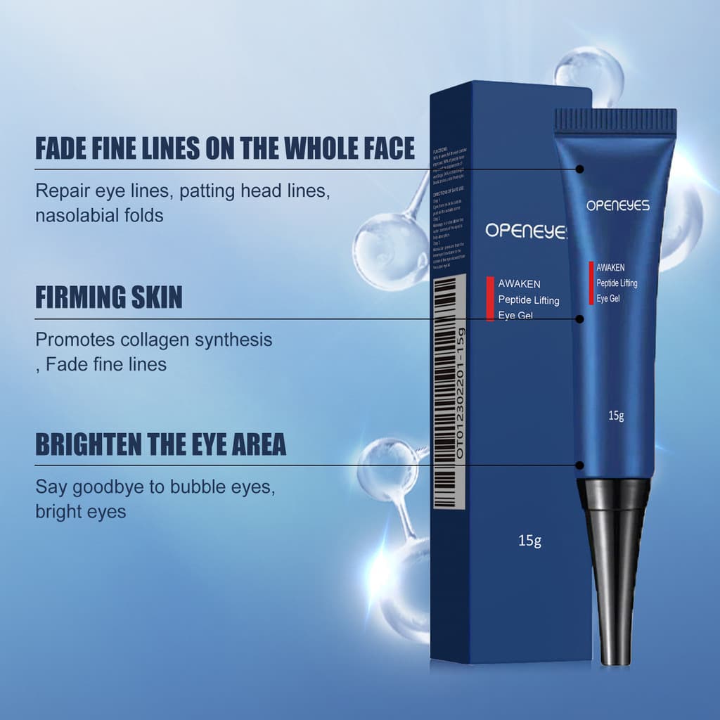 Creme para os olhos masculino, suave e hidratante, não oleoso, melhora a secura e hidrata a pele ao redor dos olhos, del