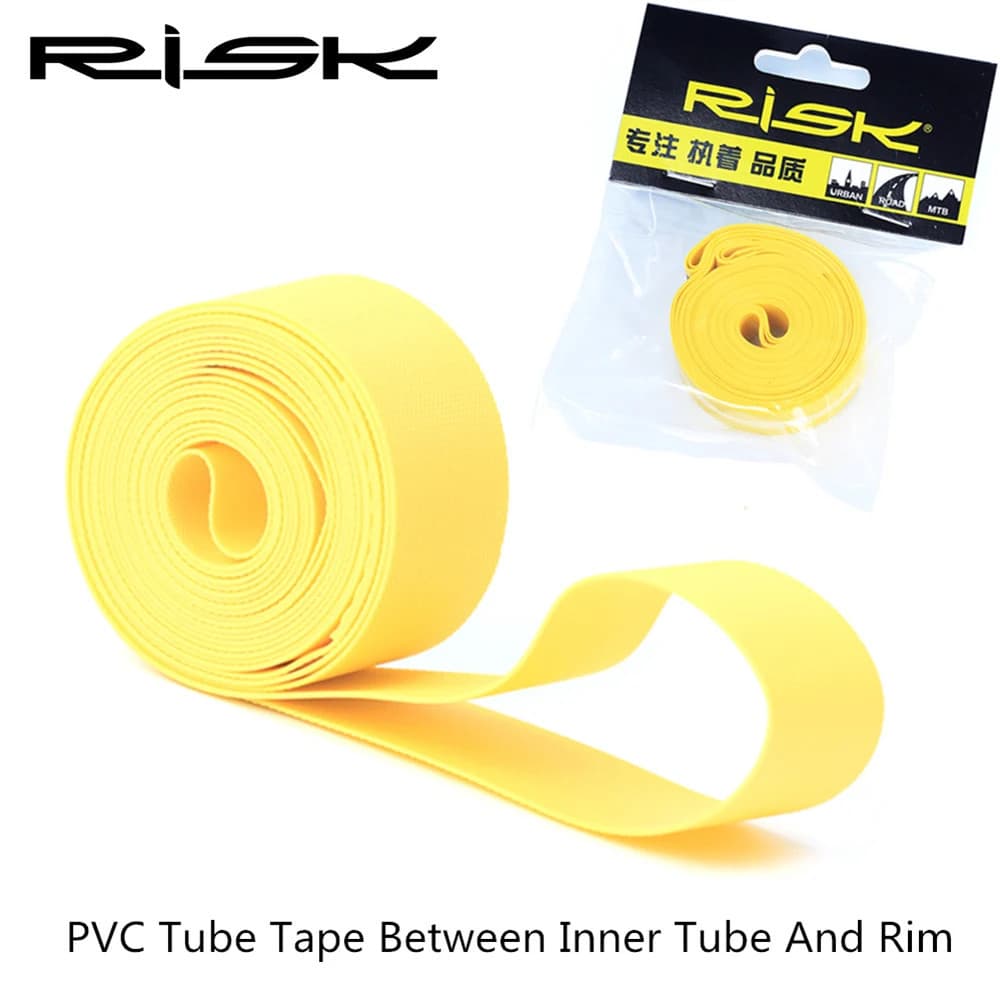 RISK Forro De Pneu De Bicicleta , 2 Peças , PVC , À Prova De Punção , Cinto De Proteção , Nylon , Anti-Furo , Fita Prote