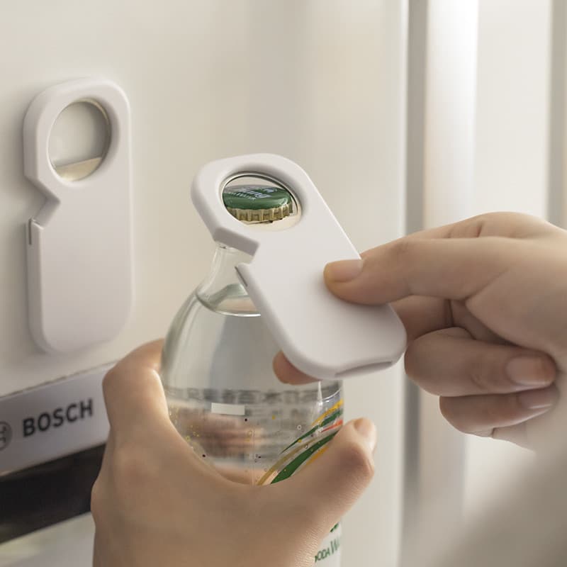 Luz de luxo magnético saca-rolhas geladeira adesivo abridor garrafa tampa cerveja saca-rolhas doméstico abridor vinho W