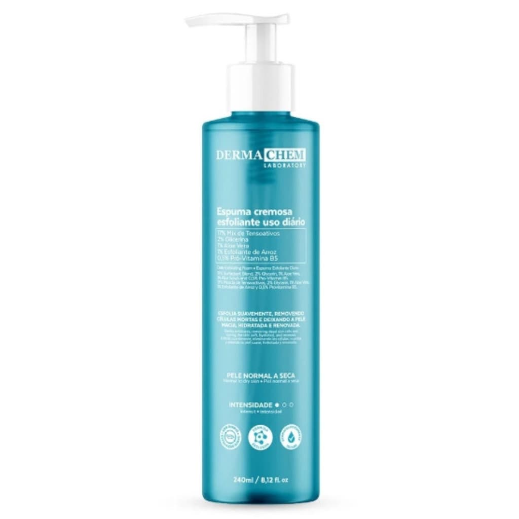 Espuma Cremosa Esfoliante de Uso Diário 240ml - Dermachem