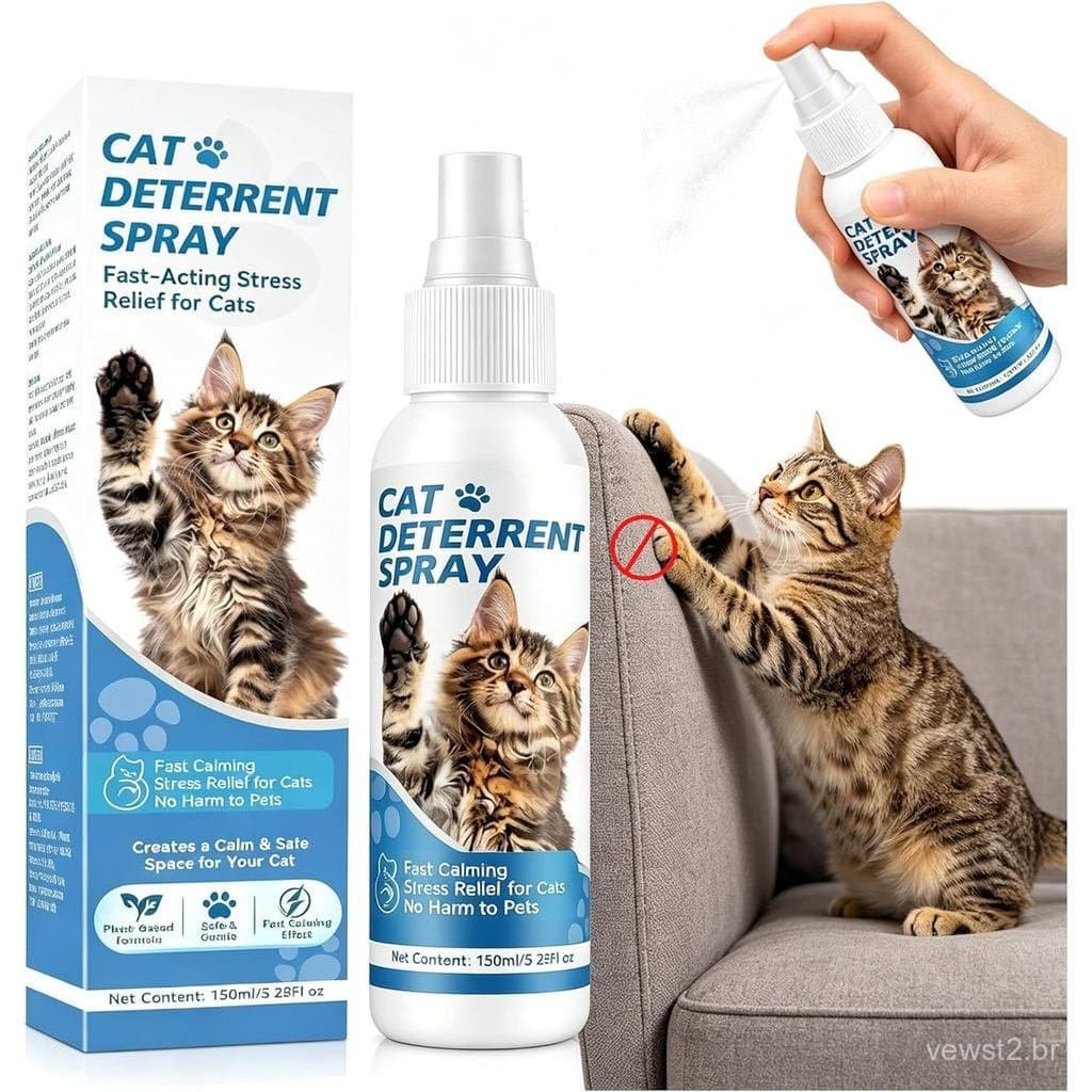 Spray dissuasor, spray de treinamento para móveis, dissuasor de arranhões e marcas de urina em ambientes internos e exte