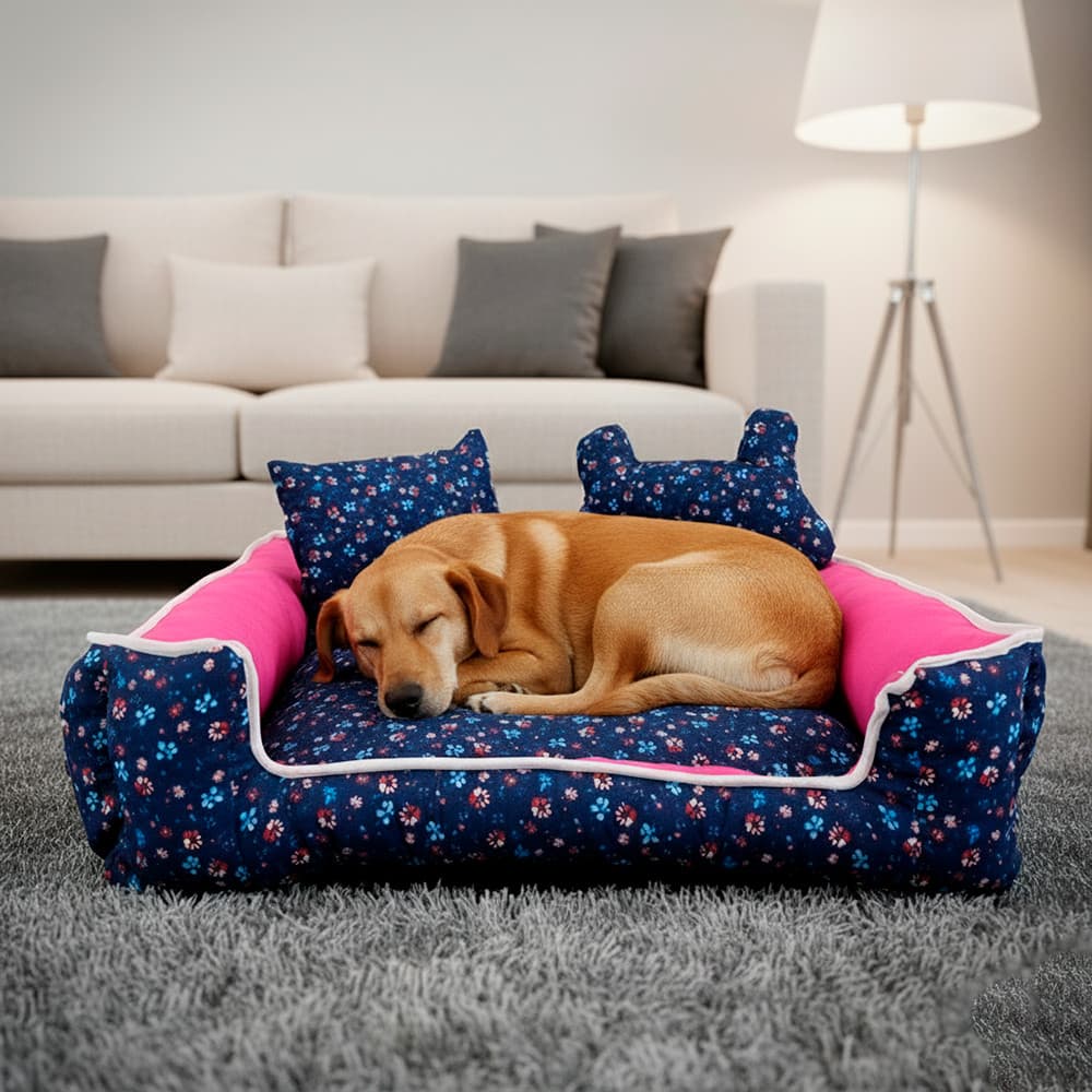 Cama Pet Onix Pequena Quadrada Impermeável Balão