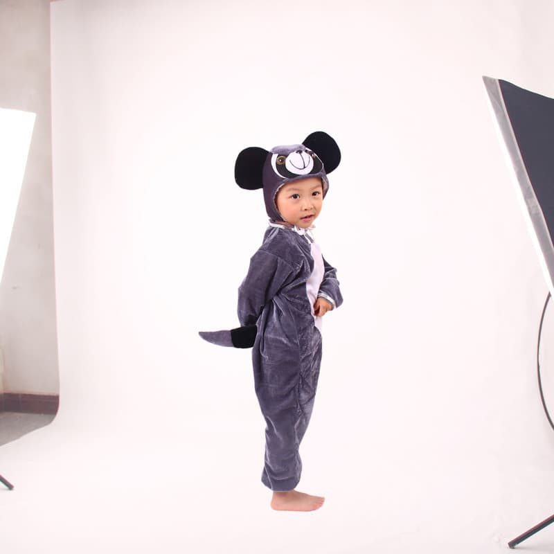 Masculino feminino crianças Animal Panda dos desenhos animados traje guaxinim dança pai-filho desempenho traje