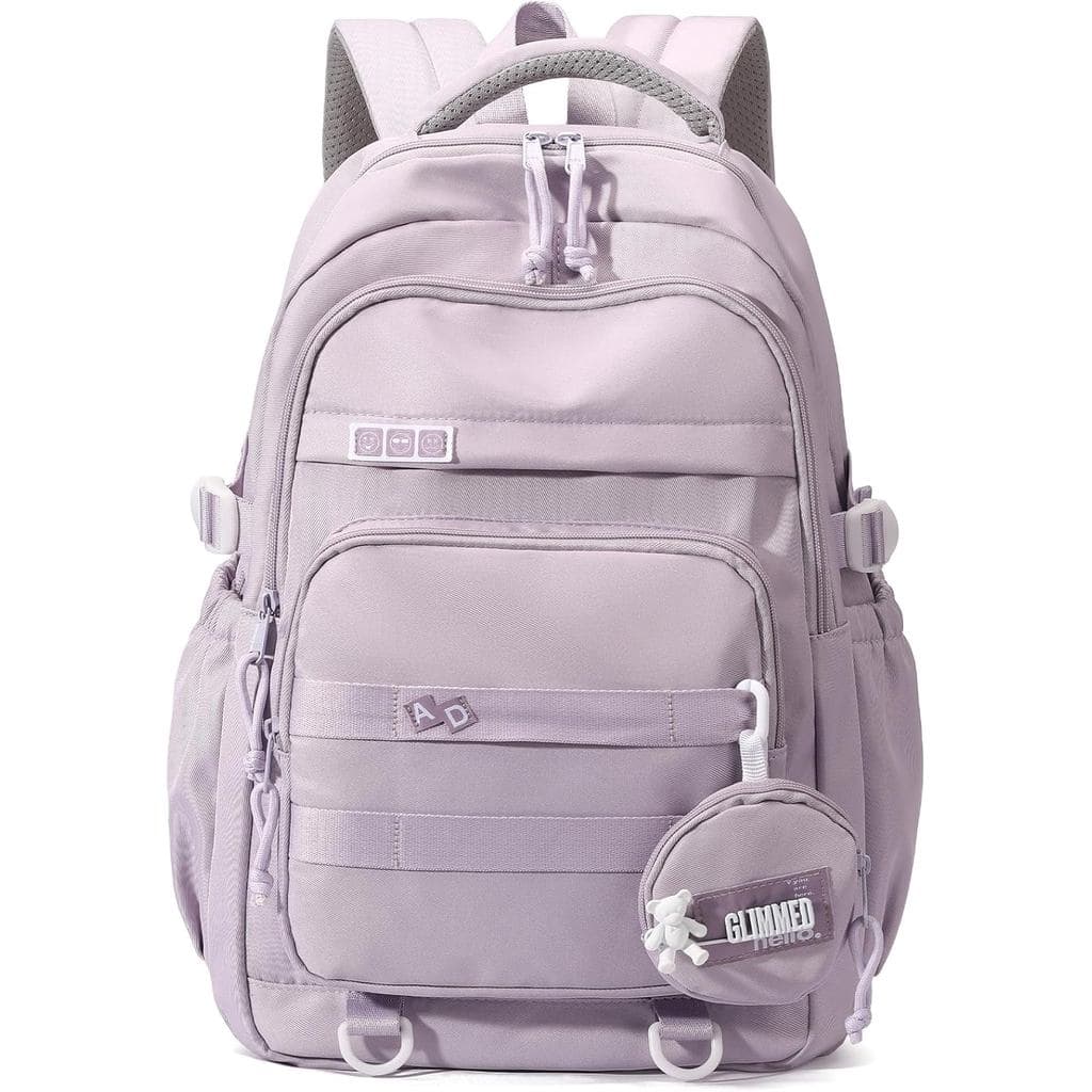 Mochila Infantil YJMKOI para Meninas, Mochilas Escolares para Ensino Fundamental e Médio, Mochila Estética para Adolesce