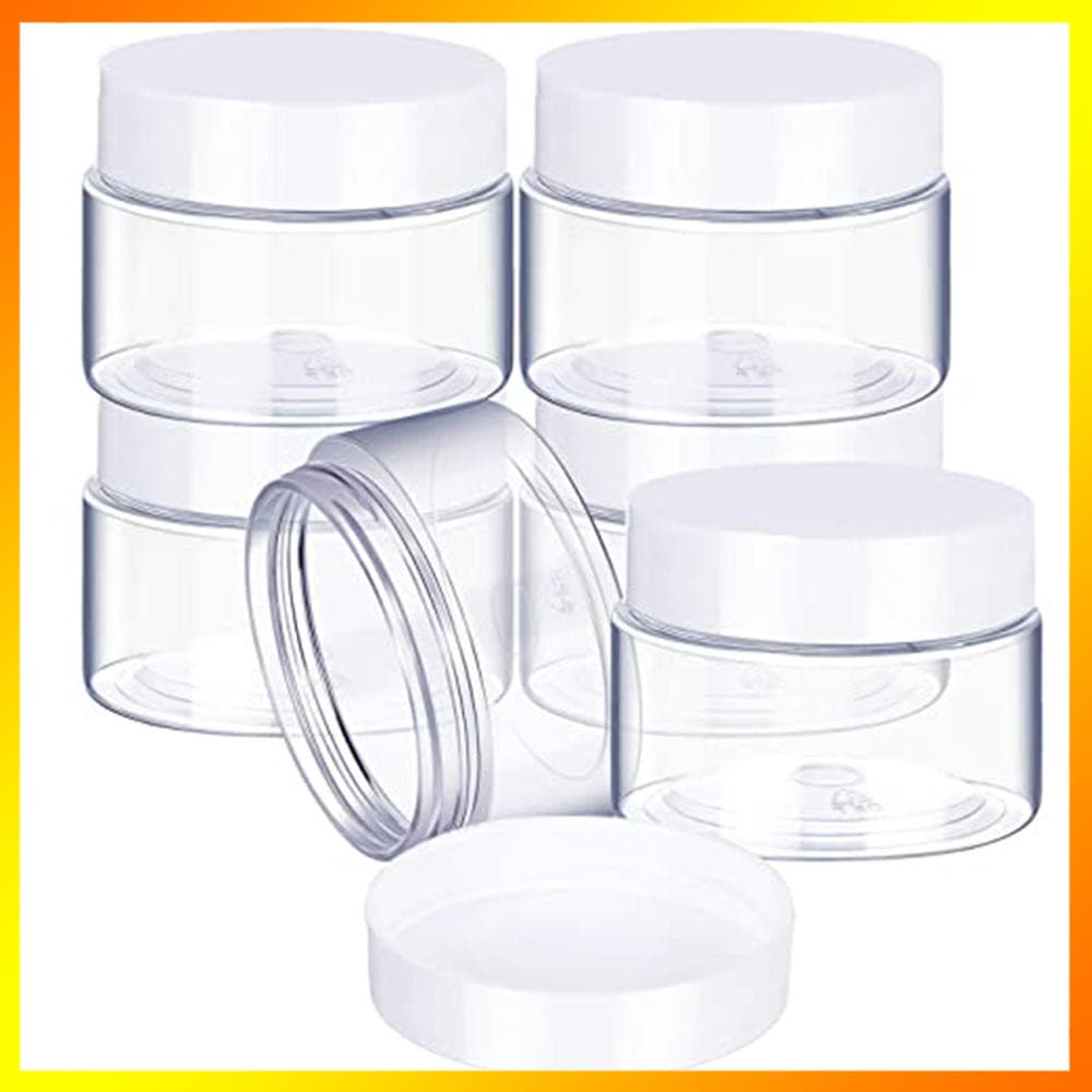 Frasco Vazio De 80ml Com Tampa Recipiente Cosmético Recarregável De 30ml PET 50ml De Plástico Transparente Para Itens Es