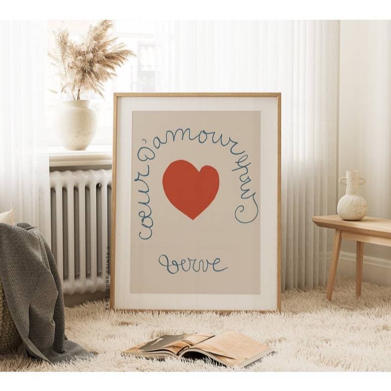 Quadro Decorativo Coração Amoroso do Rei Arte
