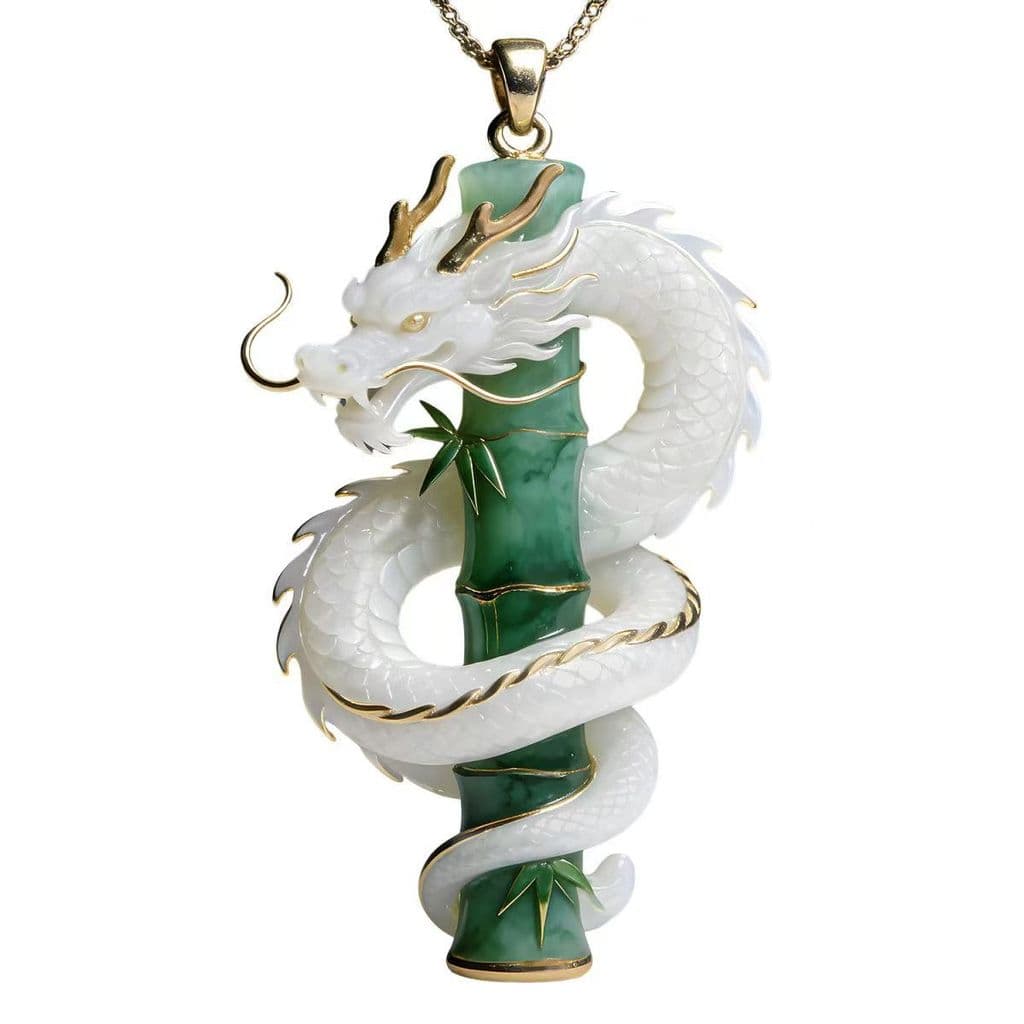 2026 Novo estilo mais recente modelo dupla face pingente de dragão tridimensional novo estilo chinês pingente colar nó p